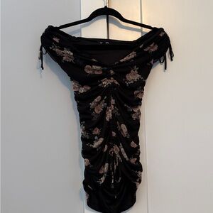 Express Black Blouse